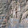 نمونه 2: صحنه شکار گراز پادشاه ساسانی و نوازندگان چنگ
