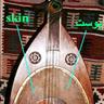 Figure 1: The oud with a skin surface made by Ebrahim Qanbari Mehr